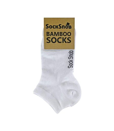 4 Pr Chaussettes Femme Bambou Respirantes Basses