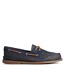 Sperry Mens Authentic Original Tumbled Leather Boat Shoes (Navy) - UTFS9974