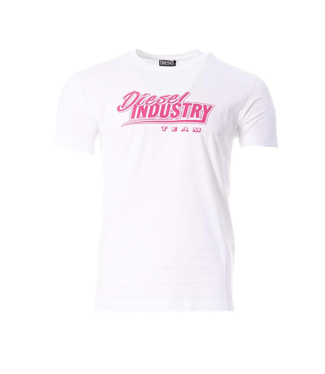 T-Shirt blanc/rose homme diesel diegos - 3xl-1