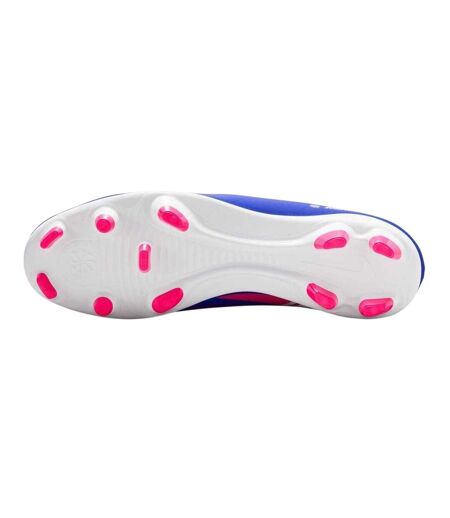 Chaussures De Foot Pour Terrain Ferme Mercurial Adulte Bleu Blanc Rose Nike