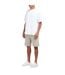 T-shirt Motif/style Coordonnées Homme Blanc Mallet-1