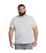 Mens Miler Swoosh Reflective Detail T-shirt Grey Fog Nike-3