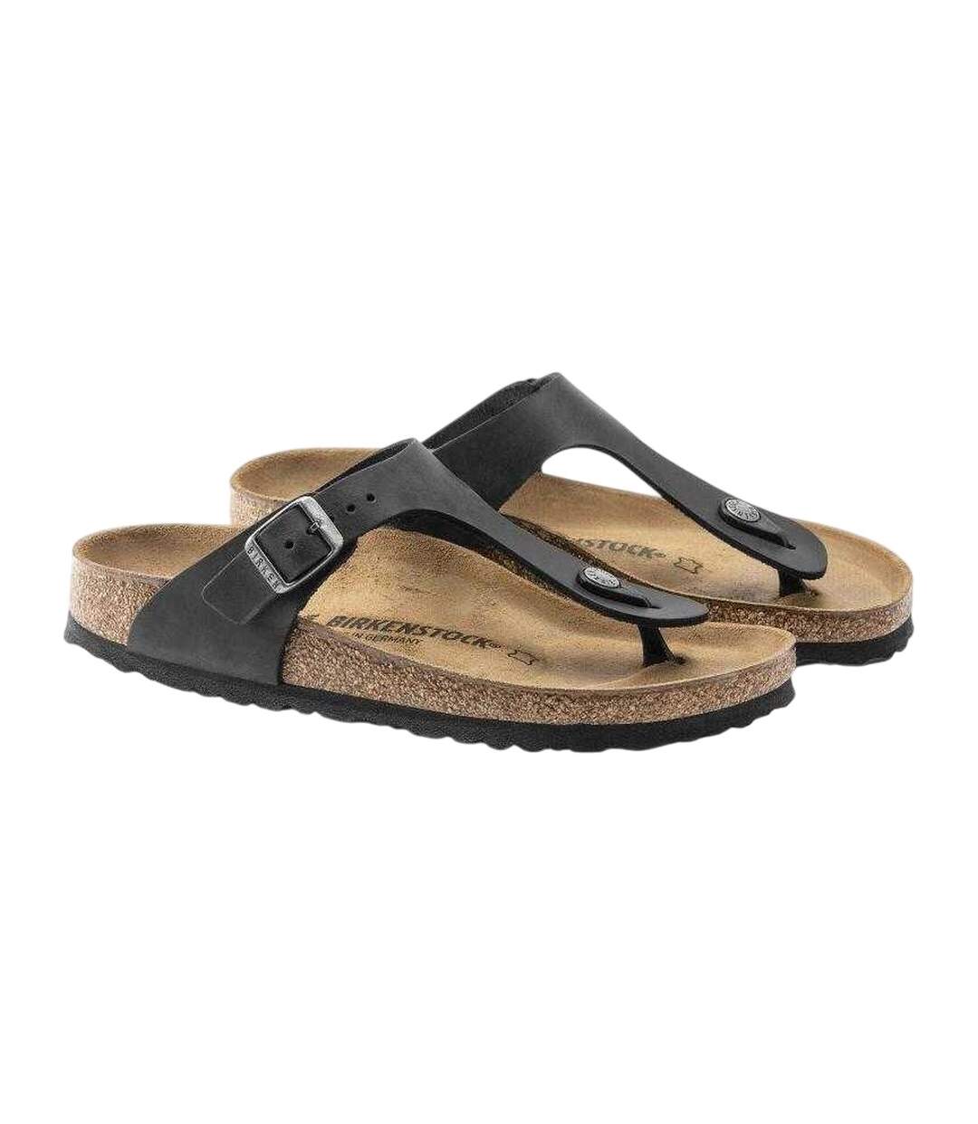 Tongs Gizeh Femme Noir Birkenstock-2