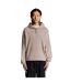 Mens Cotton Blend Heavyweight Regular Pullover Hoodie Brown Lyle & Scott-2