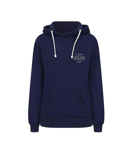 Mens Cotton Hoodie Marine Lazy Jacks