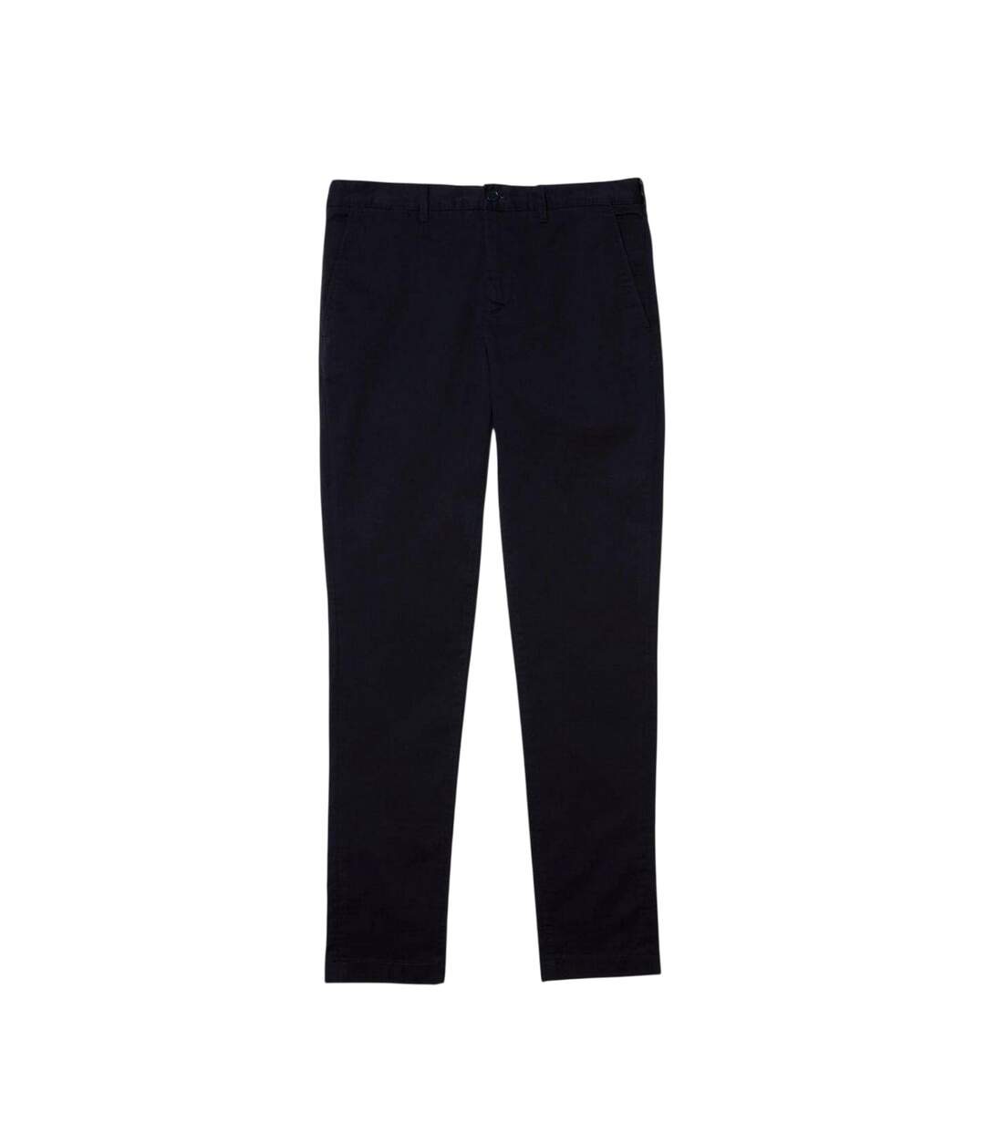 Mens Organic Cotton Slim Chinos Navy Lacoste-2
