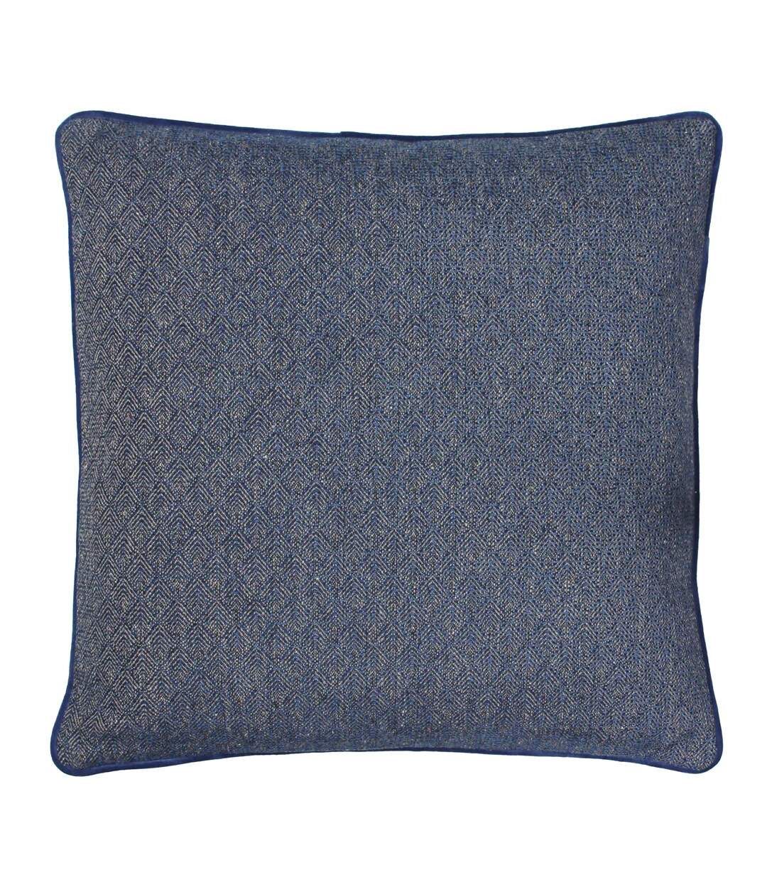 Blenheim geometric cushion cover one size navy Furn-1