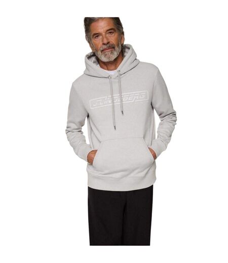 Mens Edgewood Drawstring Hoodie High Rise Grey J.Lindeberg