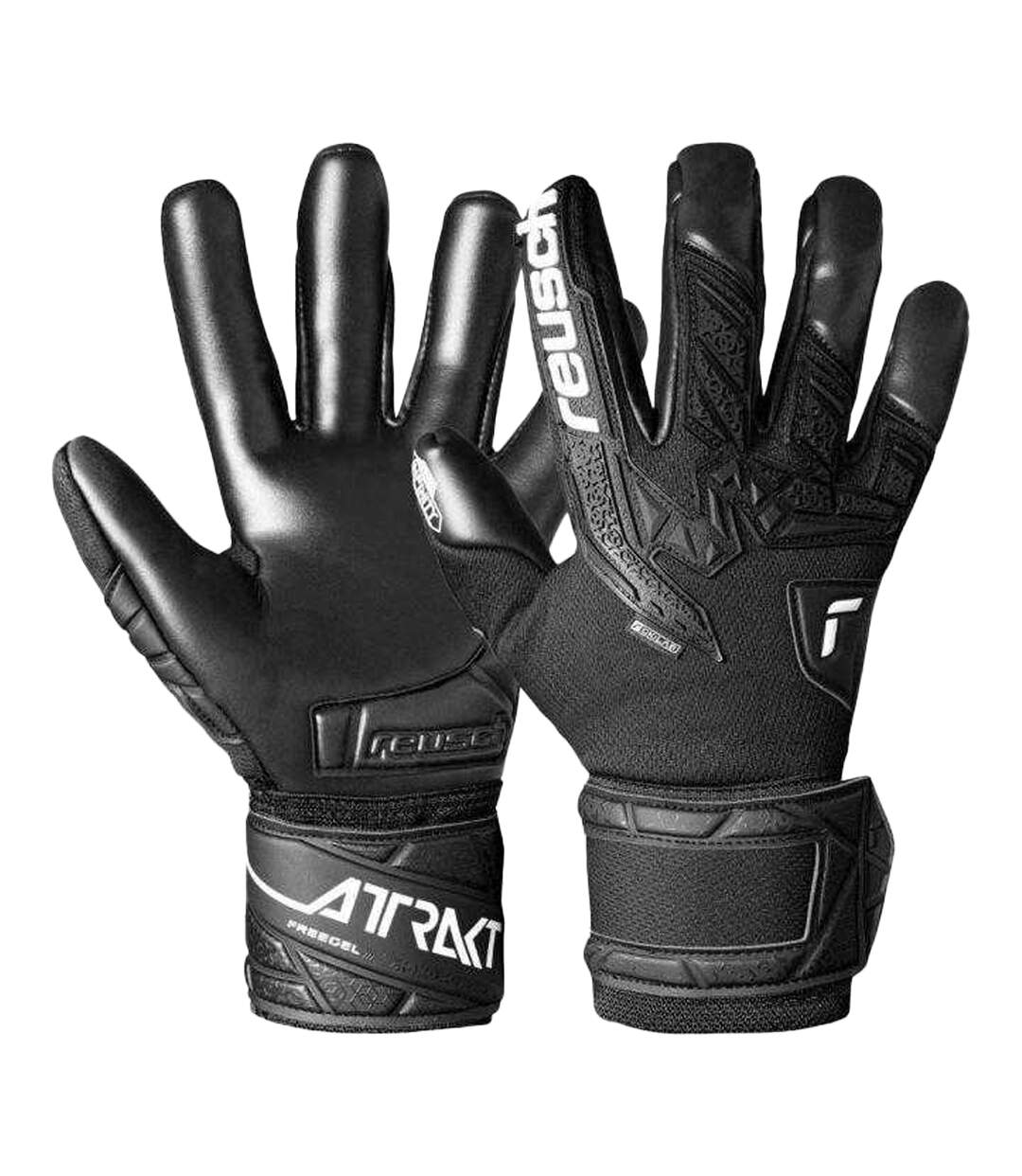 Gants De Gardien De But Attrakt Freegel Adulte Noir Reusch-4