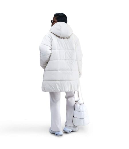 Womens/ladies Classic Therma-fit Insulated Loose Puffer Jacket Bone White Nike