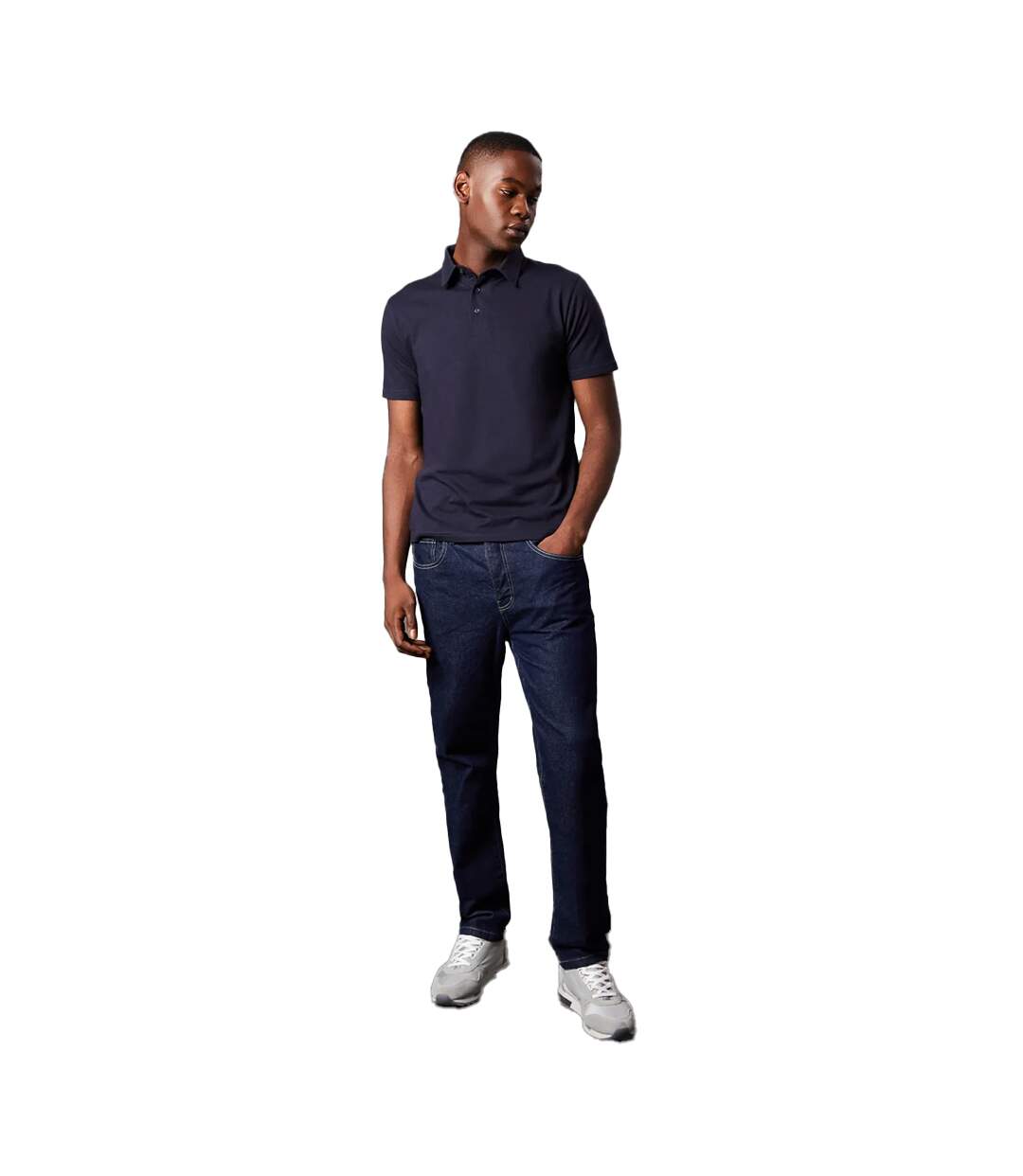 Mens regular polo shirt navy Burton