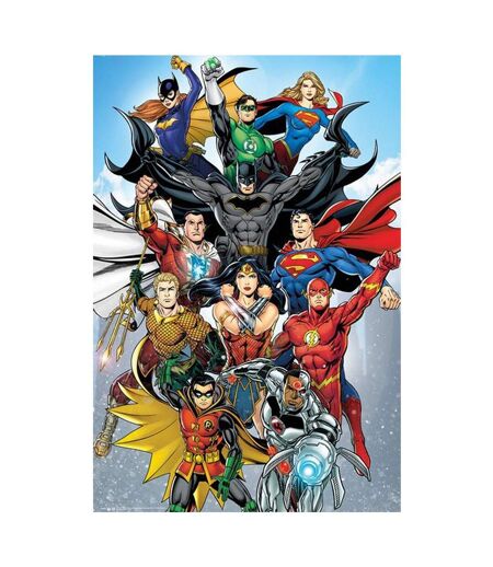 DC Comics - Poster REBIRTH (Multicolore) (Taille unique) - UTTA5602