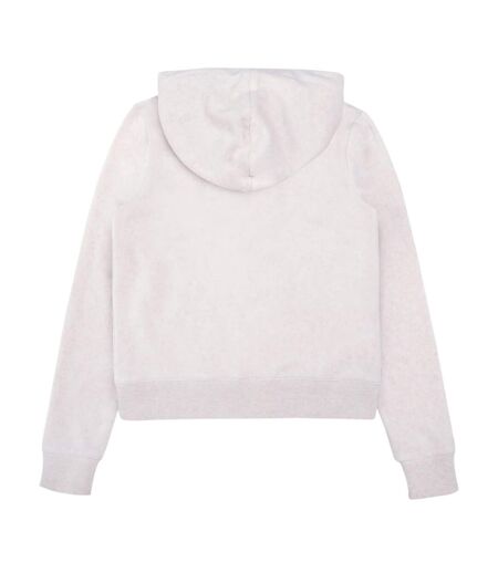 Veste À Capuche Robertson Femme Blanc Cassé Chiné Juicy Couture
