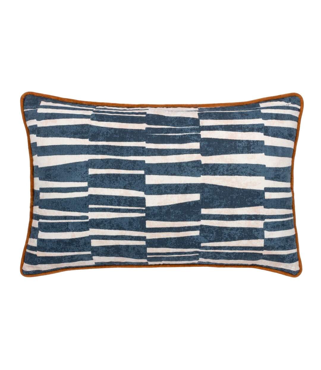 Piper abstract cushion cover 40cm x 60cm dusk/bronze Hoem