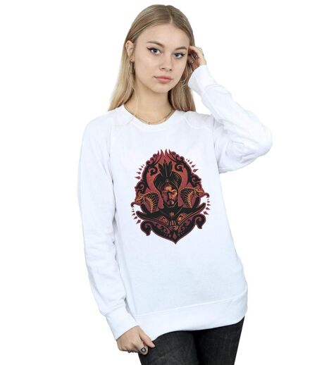 Disney - Sweat ALADDIN MOVIE JAFAR SNAKES - Femme (Blanc) - UTBI5528
