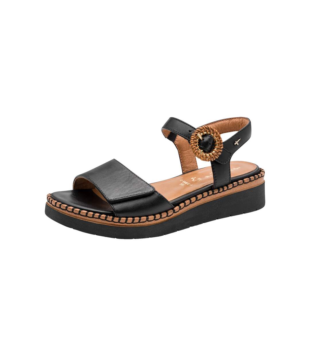 Sandales Cuir Compensé Tamaris Comfort-4