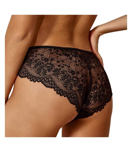 Tanga noir/rose femme les petites bombes lola - l