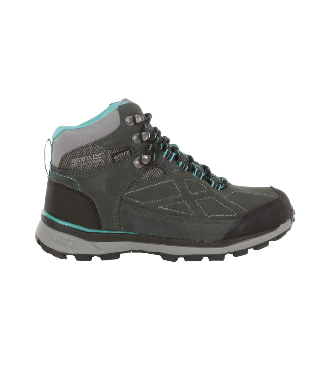 Bottines samaris femmes gris / bleu Regatta-2