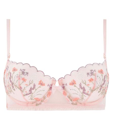Soutien-gorge coques armatures poudre Floraison