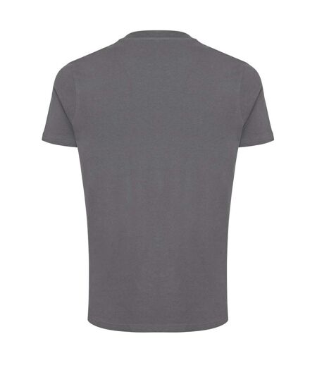 Unisex adult bryce recycled cotton t-shirt anthracite Iqoniq