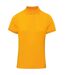 Premier Womens/Ladies Coolchecker Short Sleeve Pique Polo T-Shirt (Sunflower) - UTRW4402