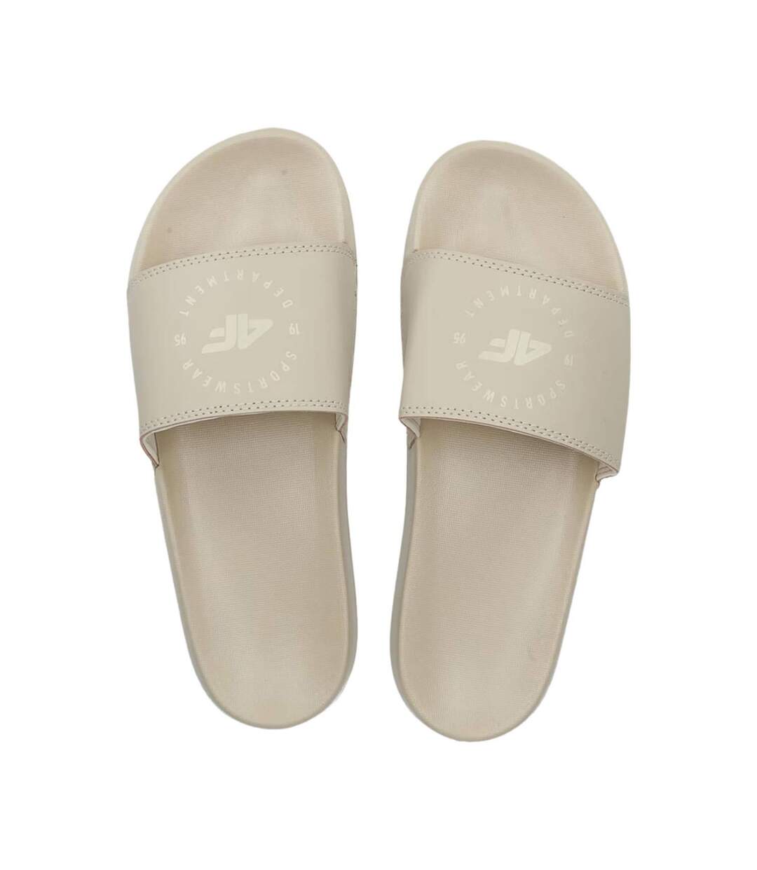 Tongs F044a Femme Beige Crème 4F-4