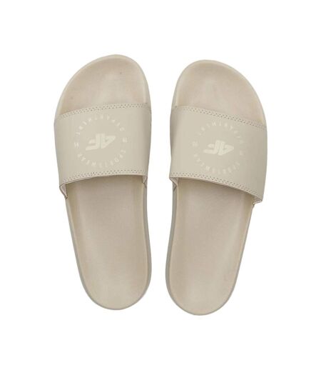 Tongs F044a Femme Beige Crème 4F