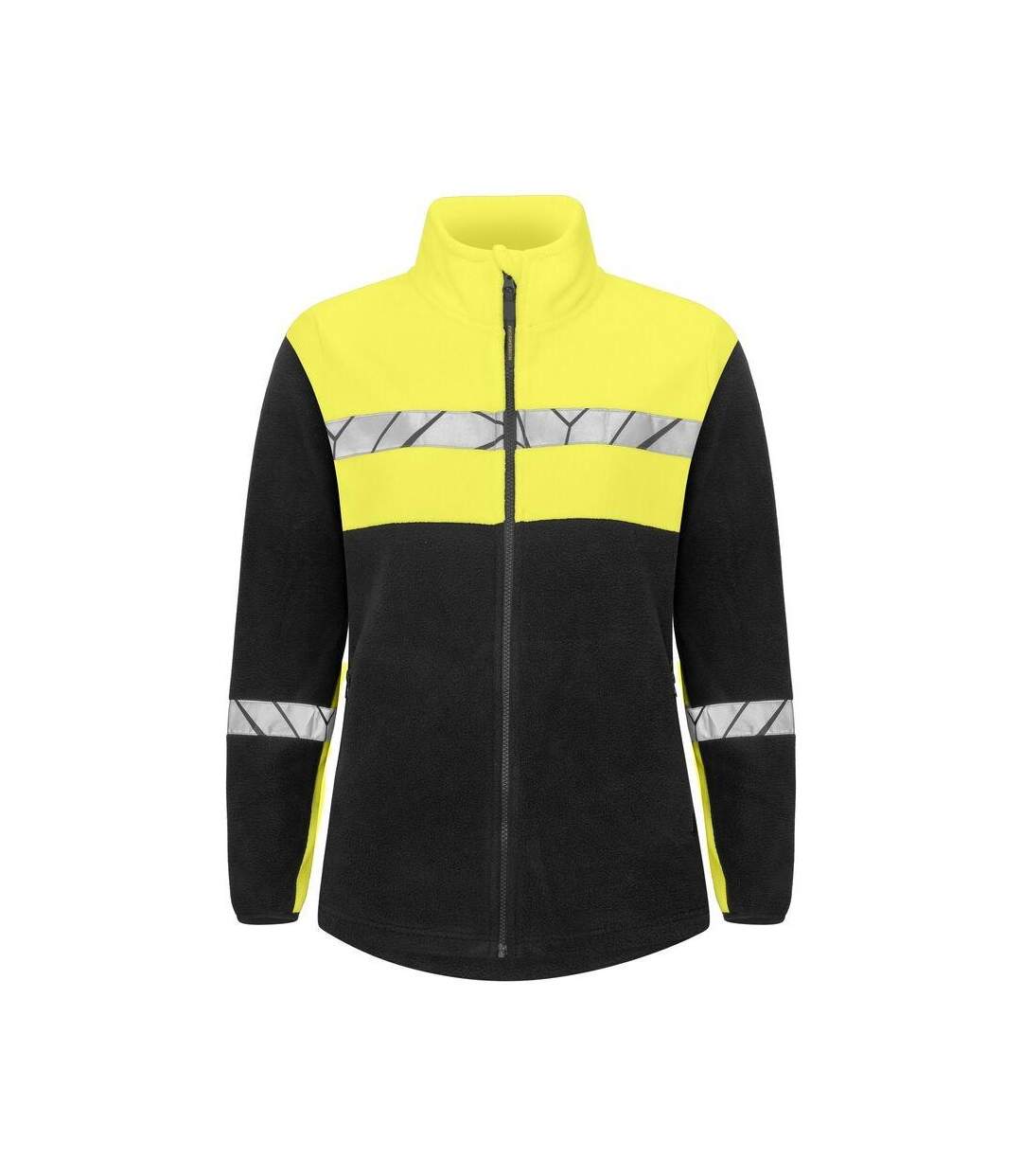 Veste Polaire Progression Femme Noir Jaune Projob-1