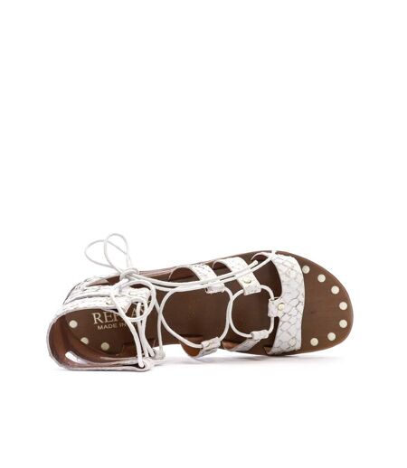 Sandales blanc femme replay manila slave