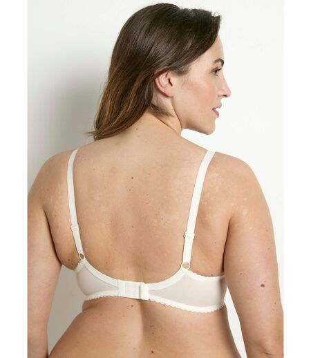 Soutien-gorge avec armatures tulle effet rayé