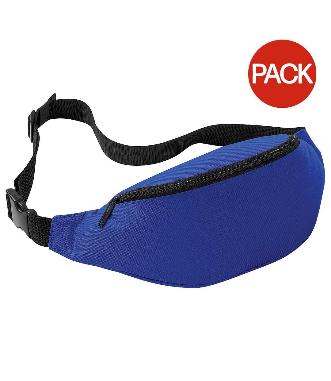 Pack of 2  Adjustable belt bag 2.5 litres  bright royal Bagbase-1