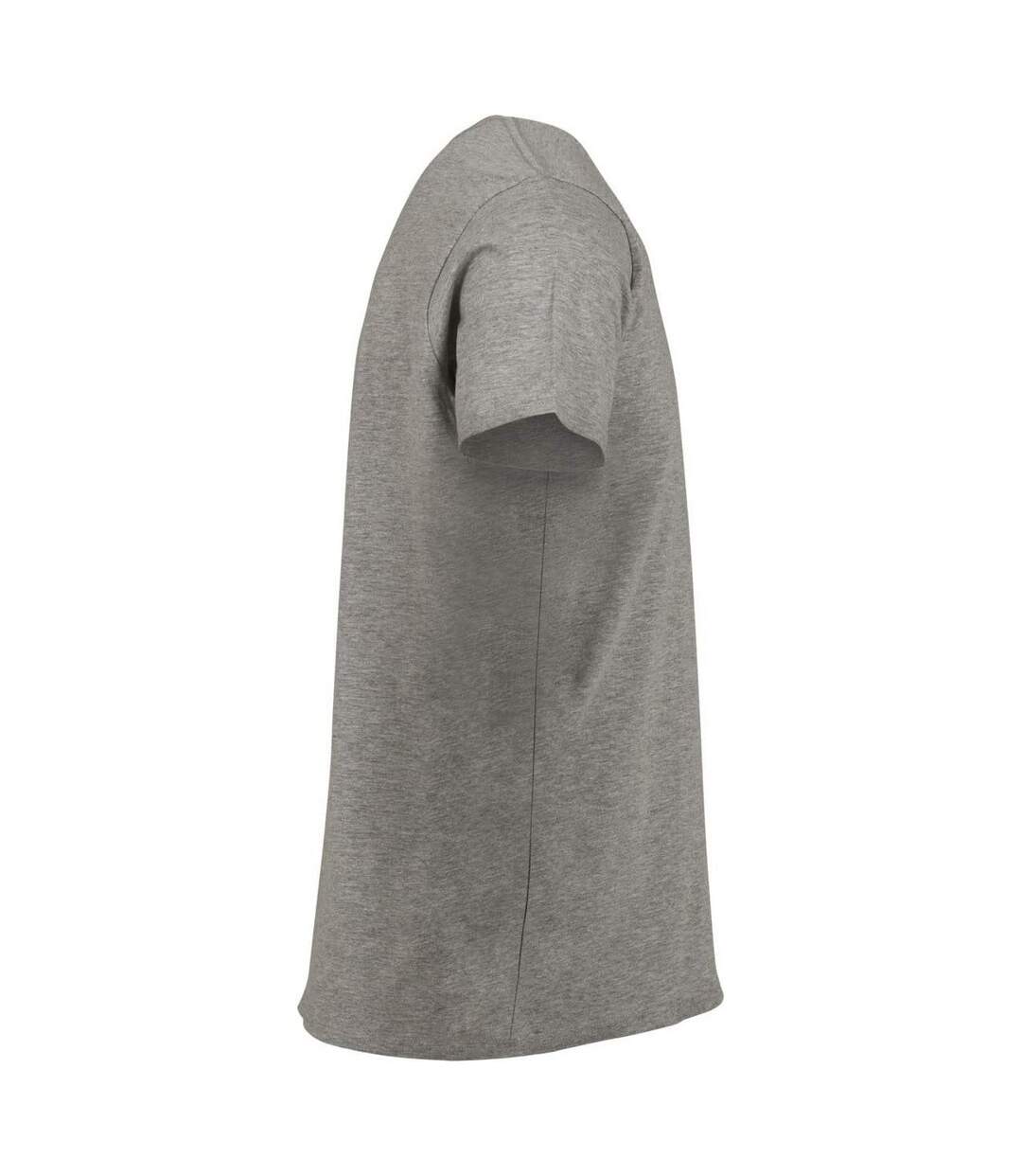 T-shirt Merch Homme Gris Chiné Build Your Brand-4