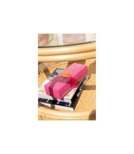 Lot de 2 Boîtes en Métal Gigognes 28cm Rose