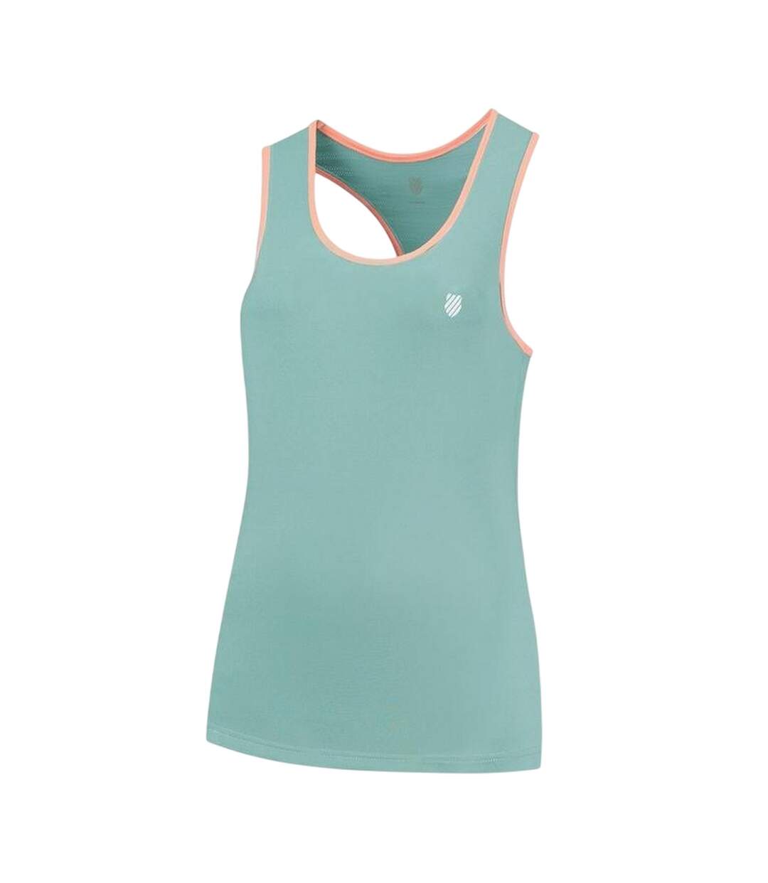Womens/ladies Slim Sleeveless Tank Top Blue K-Swiss-1