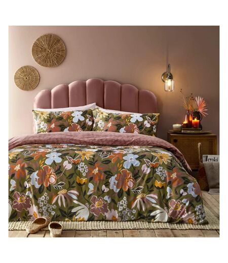 Asterea floral duvet cover set multicoloured Furn