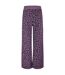 Pantalon De Détente Motif/style Imprimé Léopard Femme Violet Foncé Boss-2