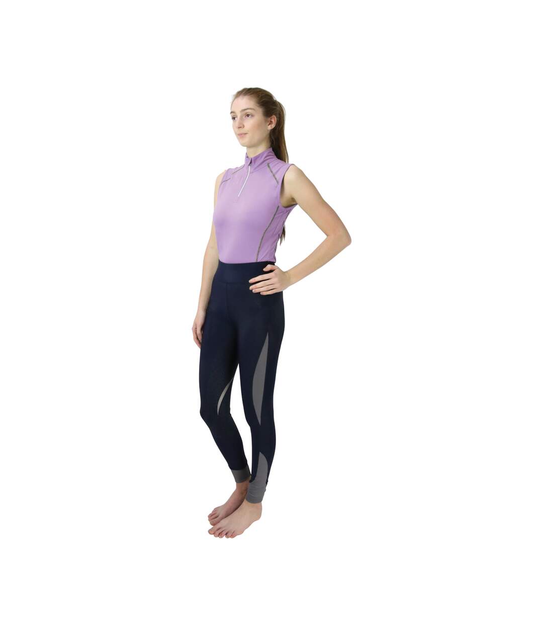 Débardeur femme lilas Hy Sport Active-1