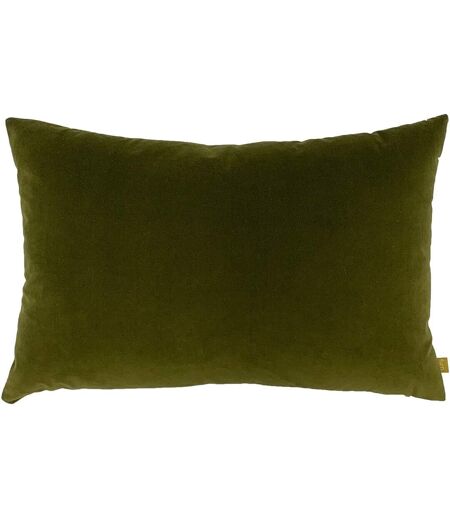 Furn Velvet Cushion Cover (Olive) - UTRV1714