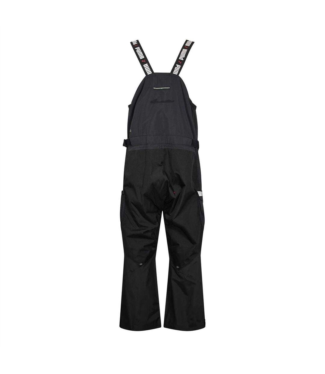 Mens Coastal Racing Bib And Brace Overall Black Puma-2