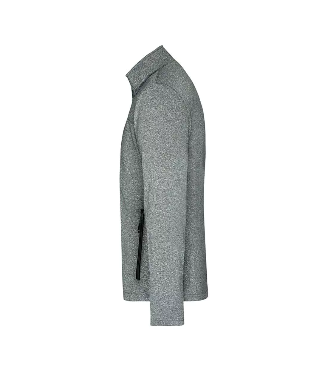 Veste Softshell Homme Noir Foncé Chiné James And Nicholson-3