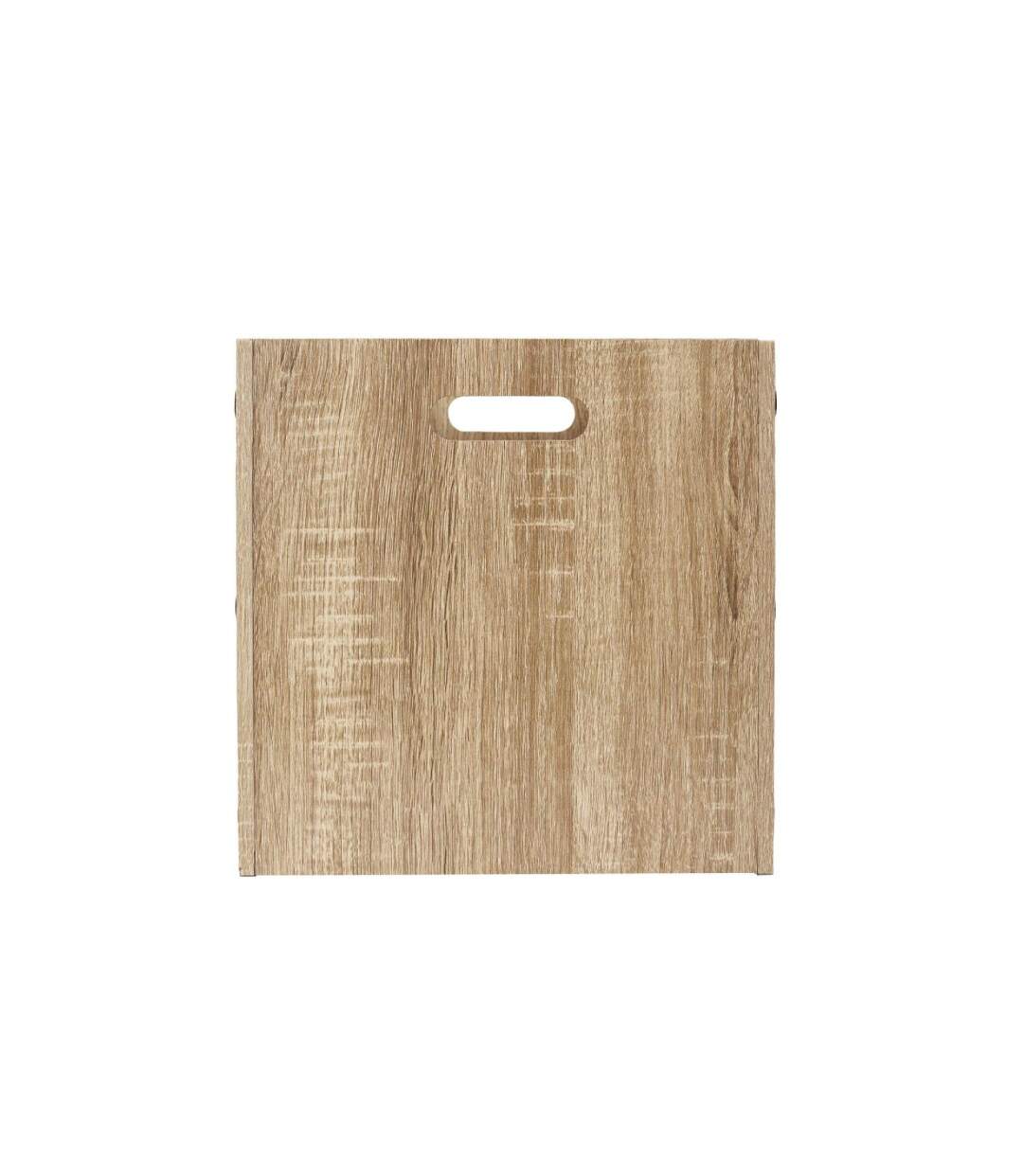 Cube de Rangement Bois 30x30cm Naturel-2