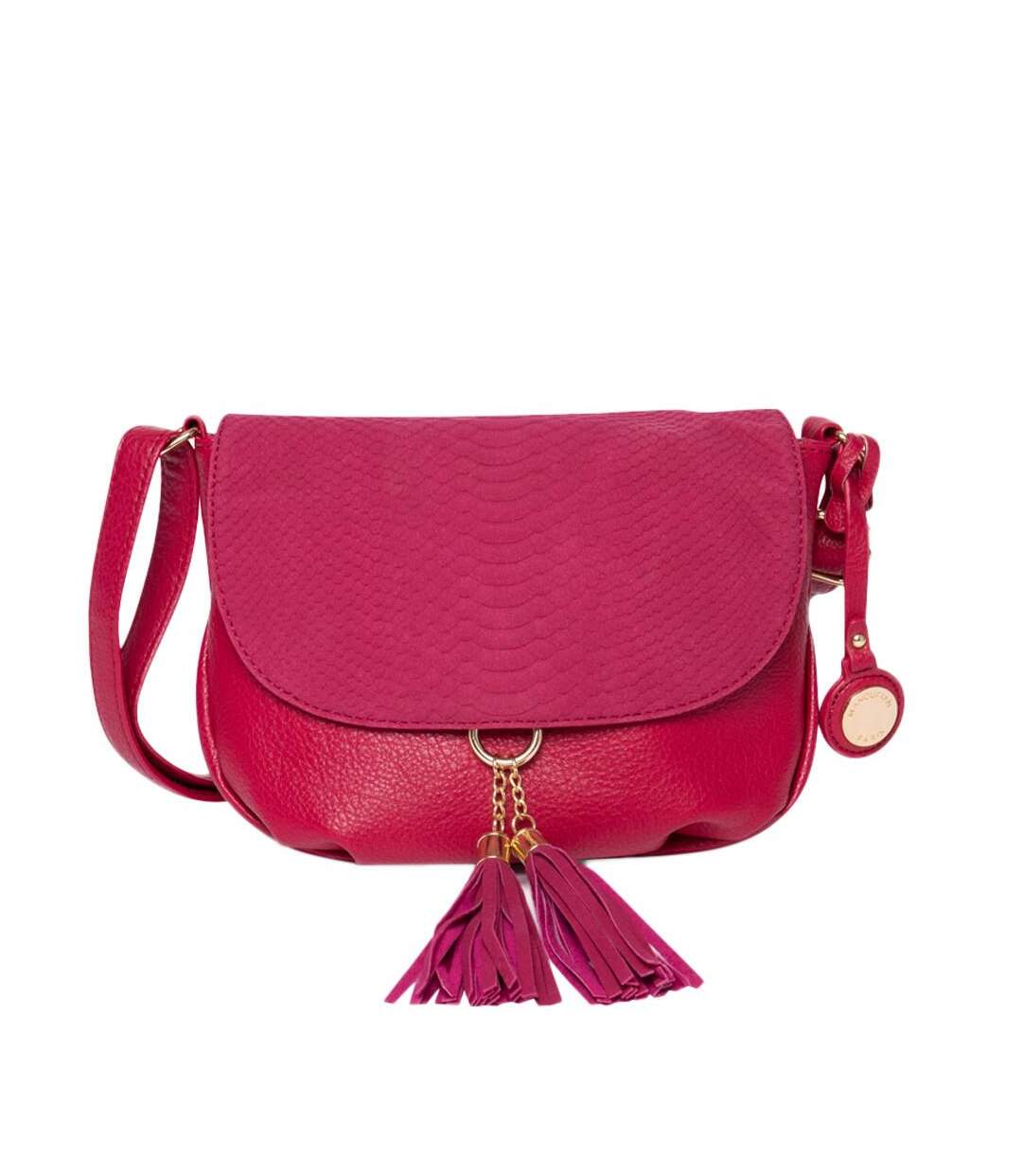 Sac bandoulière Fuchsia Femme Manoukian Amy - Taille unique