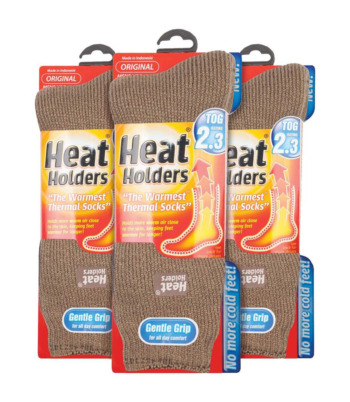 Heat Holders - 3 Pk Mens Winter Warm Thermal Socks