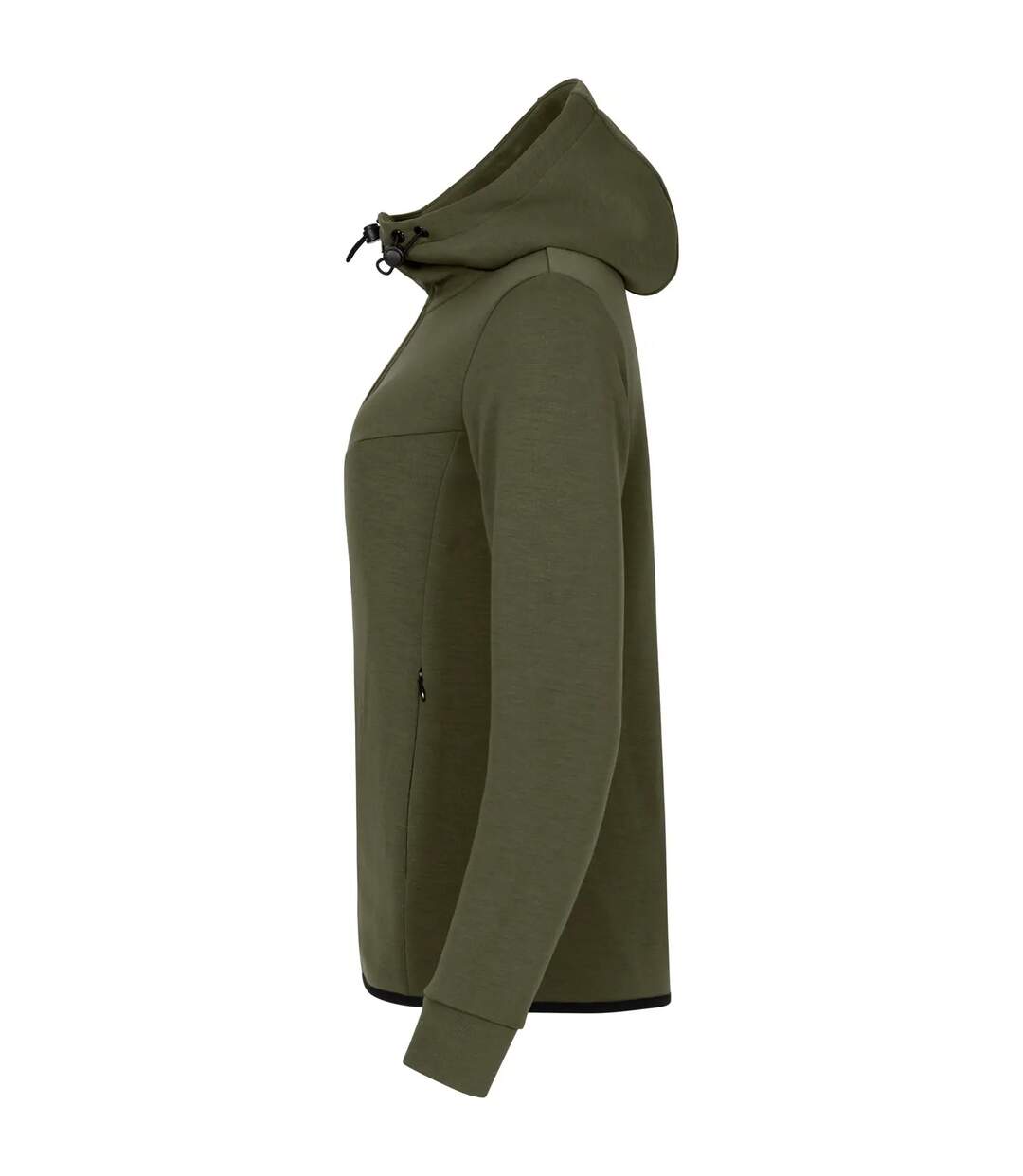 Veste À Capuche Hayden Femme Vert Kaki Clique-3