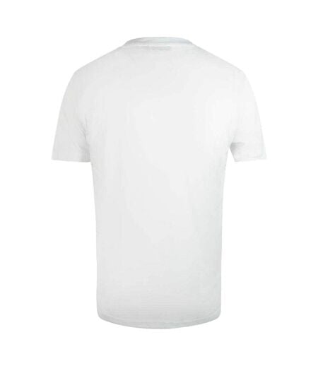 T-shirt Motif Floral Vibrant Homme Blanc Cavalli Class