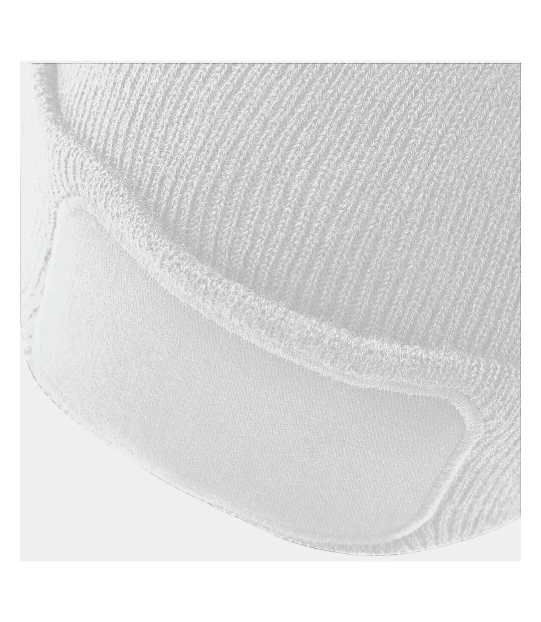 Bonnet tricoté homme blanc Beechfield