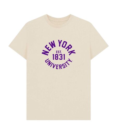 Unisex Adult New York University T-shirt Oat Park Fields