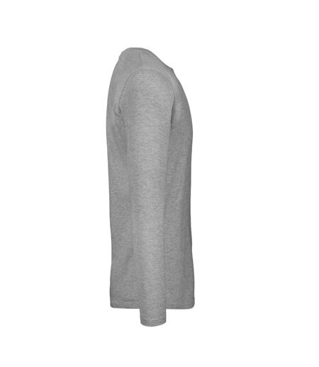 B&C Mens #E150 Long-Sleeved T-Shirt (Sports Gray)