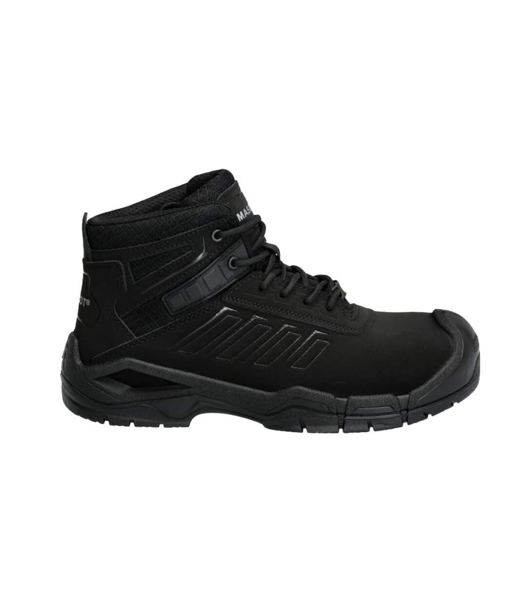 Mens Footwear Fit Trivor Leather Safety Boots Black Mascot-3