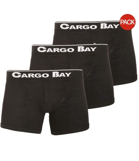 Boxers homme noir Cargo Bay